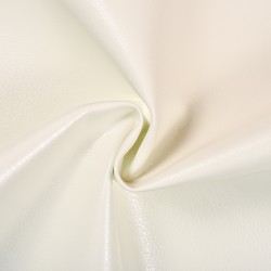 Ткань Дерматин (Кожзам) для мебели, цвет Белый (на отрез)  в Ачинске