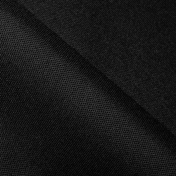 Ткань Оксфорд 600D PU, Черный (на отрез)  в Ачинске