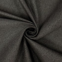 Ткань Рогожка (мебельная), цвет Тёмно-Серый (на отрез)  в Ачинске