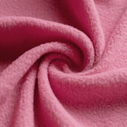 Флис Односторонний 130 гр/м2, цвет Розовый (на отрез)  в Ачинске