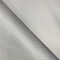 Ткань Оксфорд 300D PU Рип-Стоп СОТЫ, цвет Светло-Серый (на отрез)  в Ачинске