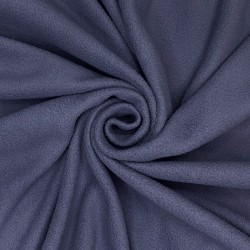 Ткань Флис Односторонний 130 гр/м2, цвет Темно-серый (на отрез)  в Ачинске