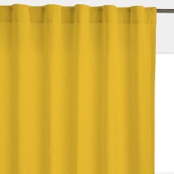 Штора уличная на Трубной ленте (В-220*Ш-145) Желтая, (ткань Оксфорд 600)  в Ачинске
