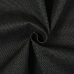 Ткань смесовая Канвас 35/65, цвет Черный (на отрез)  в Ачинске