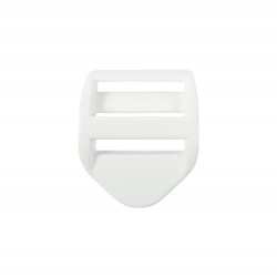 Пряжка регулировочная 25 мм УСИЛЕННАЯ (трехщелевка), цвет Белый LS (поштучно)  в Ачинске