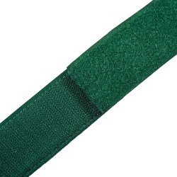 Контактная лента 40мм (38мм) цвет Зелёный (велькро-липучка, на отрез)  в Ачинске