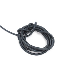 Шнур (Резинка) шляпный 3мм, цвет Серый (на отрез)  в Ачинске