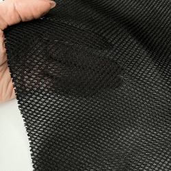 Сетка 3D трехслойная Air mesh 165 гр/м2, цвет Черный (на отрез)  в Ачинске
